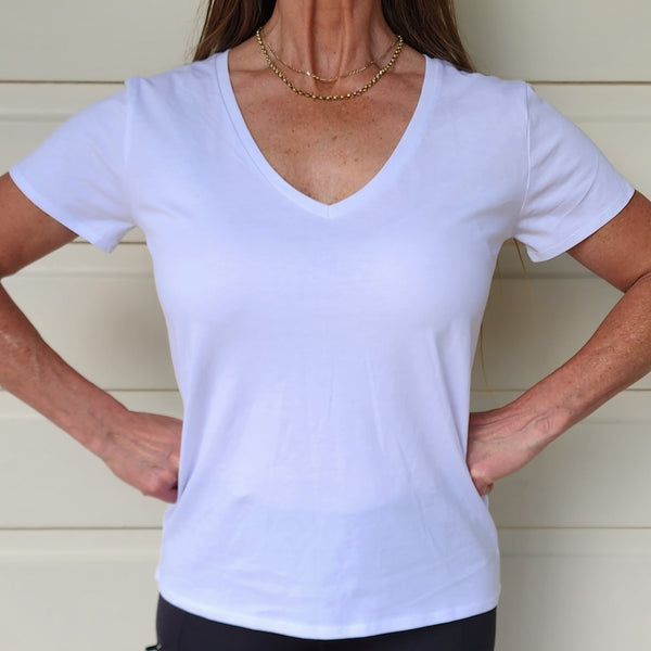 ASB Classic T-shirt White - Womens