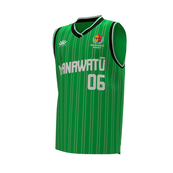 Manawatū Rugby Basketball Singlet - Pre Order