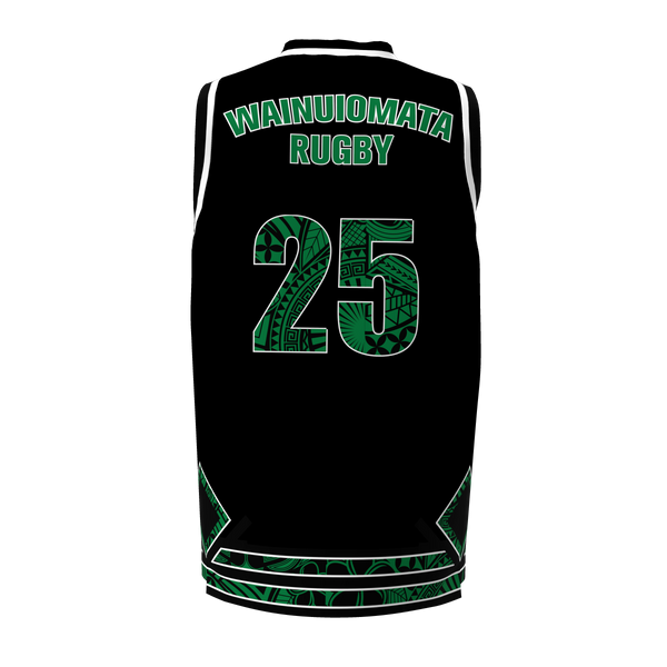 Wainuiomata RFC Basketball Singlet Diamond