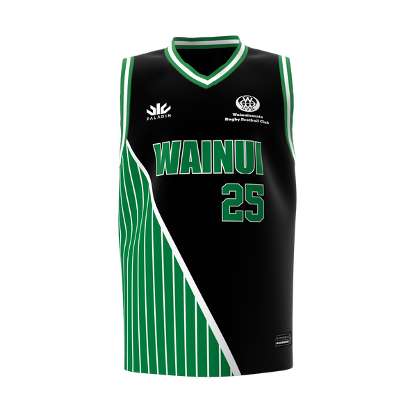 Wainuiomata RFC Basketball Singlet Stripes