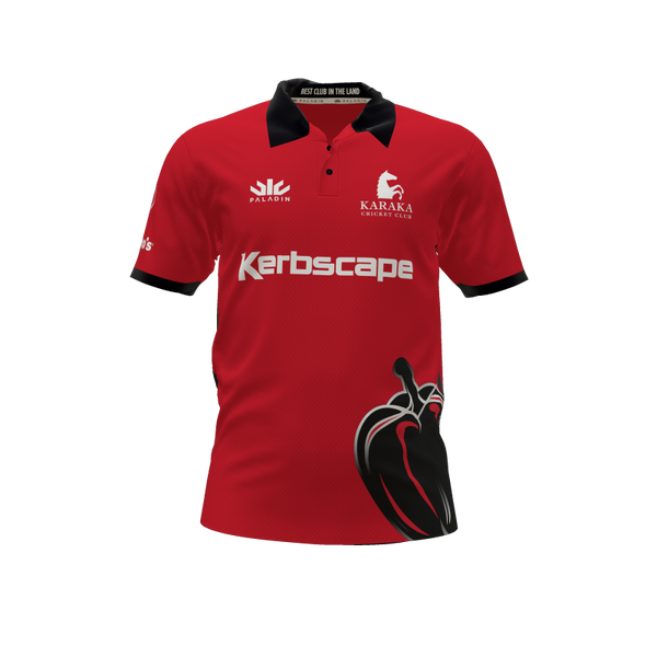 Karaka Cricket Club Coloured Short Sleeve Cricket Shirt