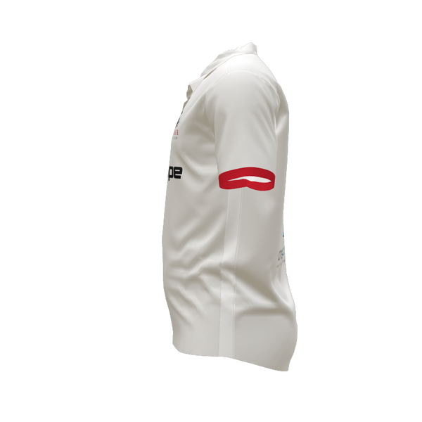 Karaka Cricket Club White Short Sleeve Cricket Shirt
