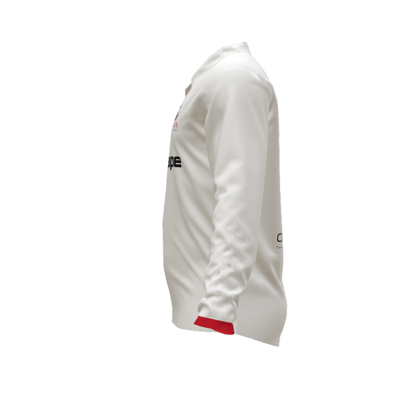 Karaka Cricket Club White Long Sleeve Cricket Shirt