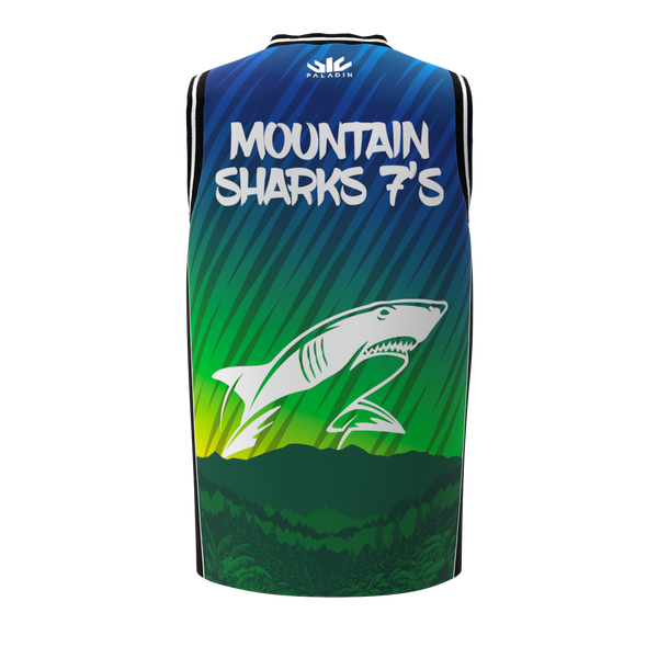 Pirongia Rugby Club Mountain Sharks Basketball Singlet