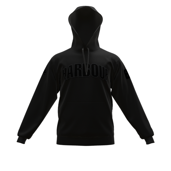 North Harbour Retro Hoody - Black