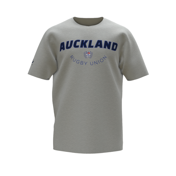 Auckland Rugby Cotton Tee - Silver