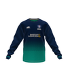 Auckland Rugby 2023 Long Sleeve Tee - Navy/Mint