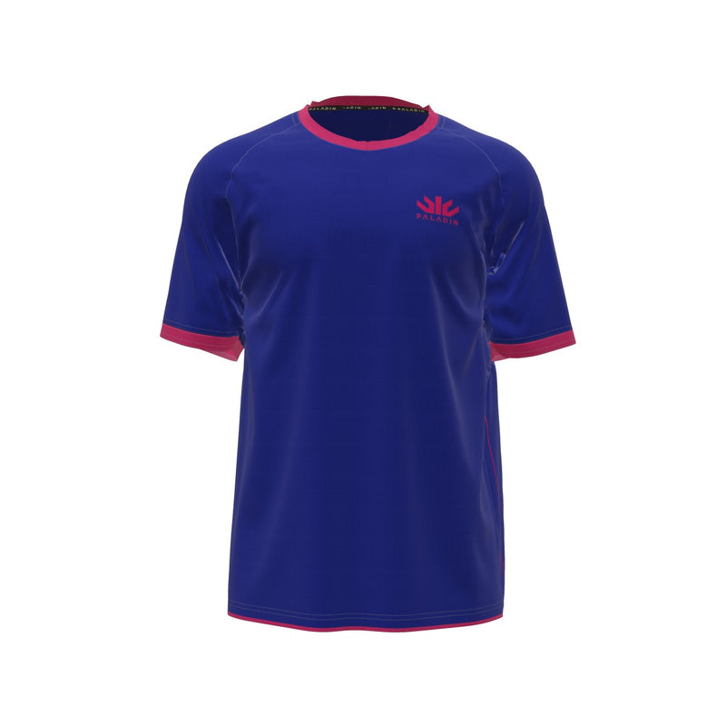 Men's Baseline Tee - Royal/Magenta