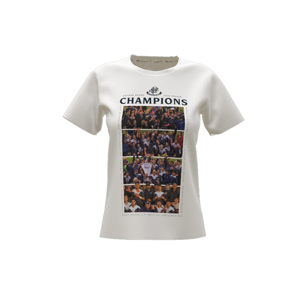 Petone RC Champions Cotton Tee - White - Womans