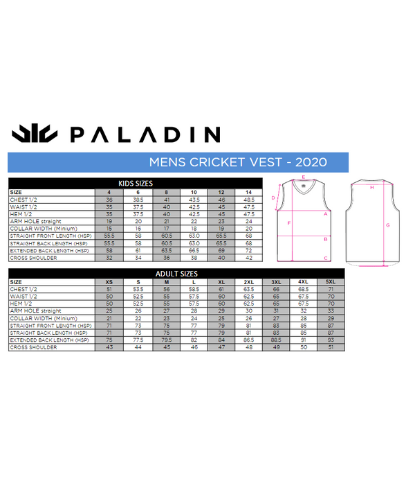 Te Puke Cricket Senior Reversible Playing Vest